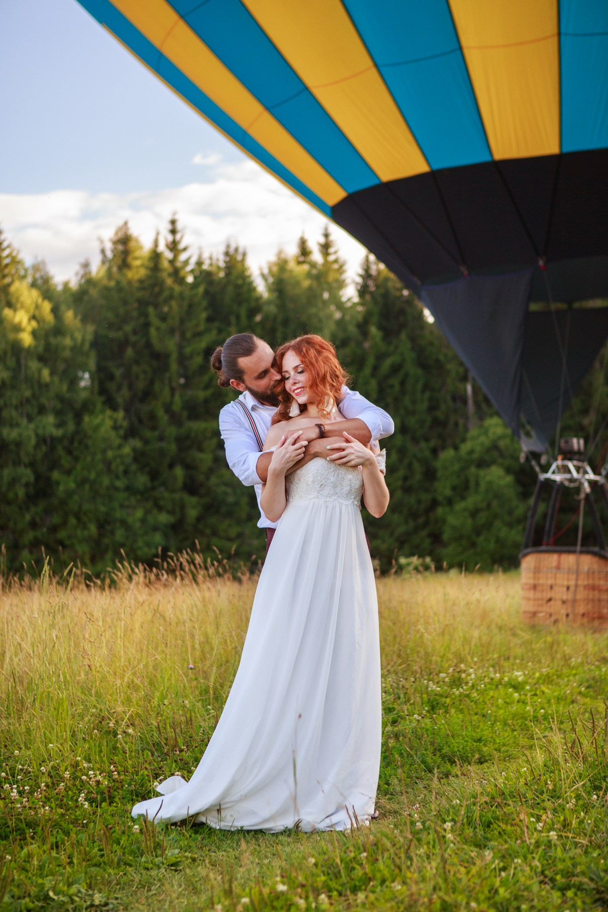 На большом воздушном шаре. Семейный и детский фотограф в Москве Мария Быкова
