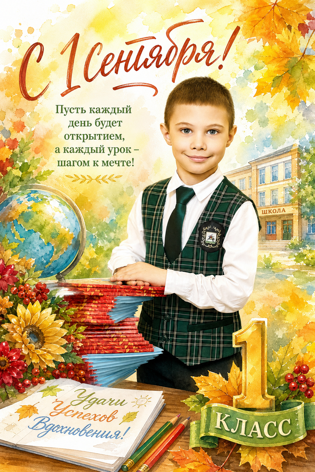 Фото ИИ — 1 класс. Фотограф в Клину — свадьбы, события, семейные и детские съемки | Кирилл Никонов