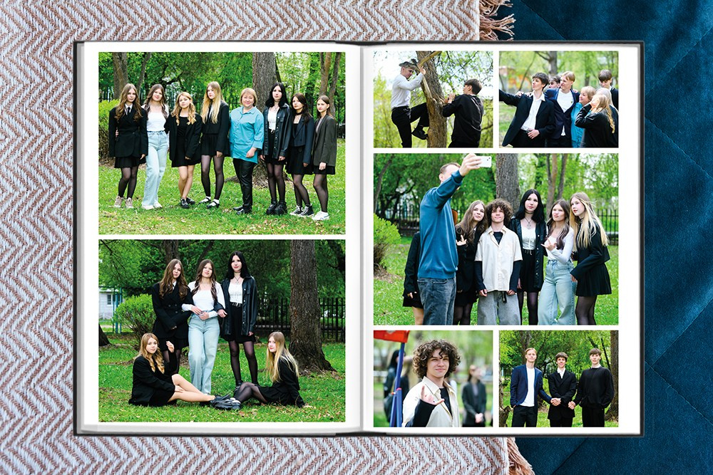 Выпускной альбом «Большой альбом про нас». Студия выпускных альбомов Ольги Галкиной. Томск