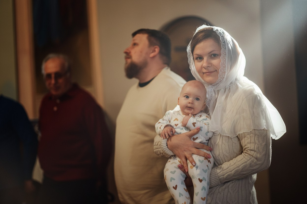 Крещение. Фотограф в Климовске, Подольске, Чехове и Москве Ирина Любочкина