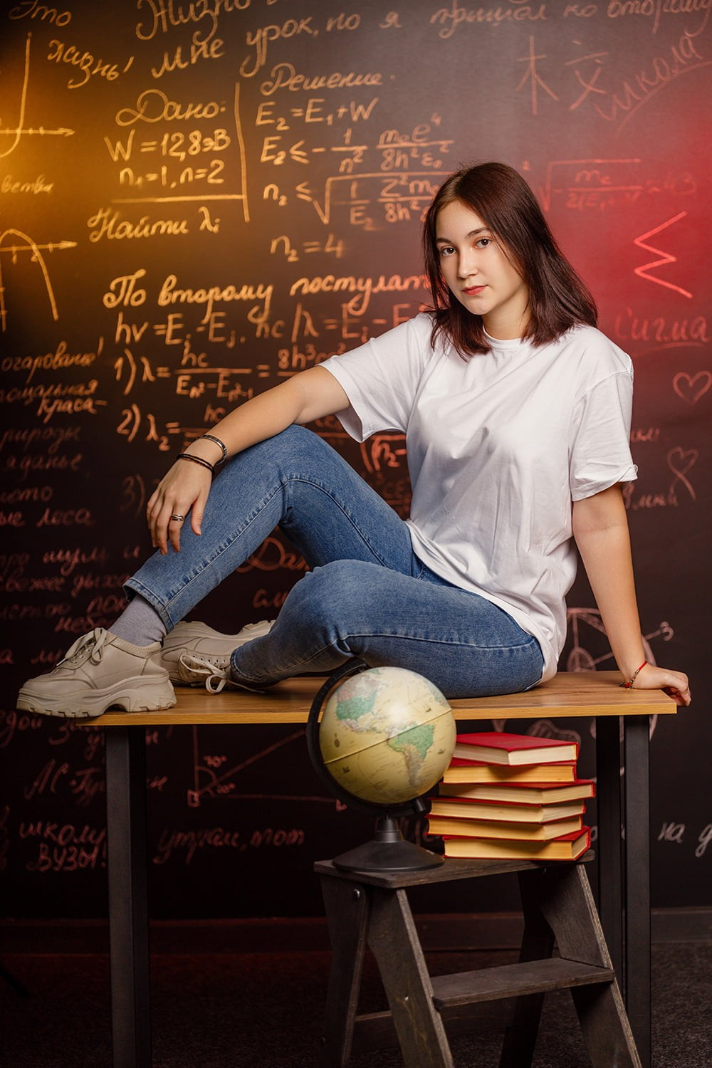 Студийная съёмка для учеников 11а класса 141 школы. СИГМА | Студия выпускных альбомов Красноярск