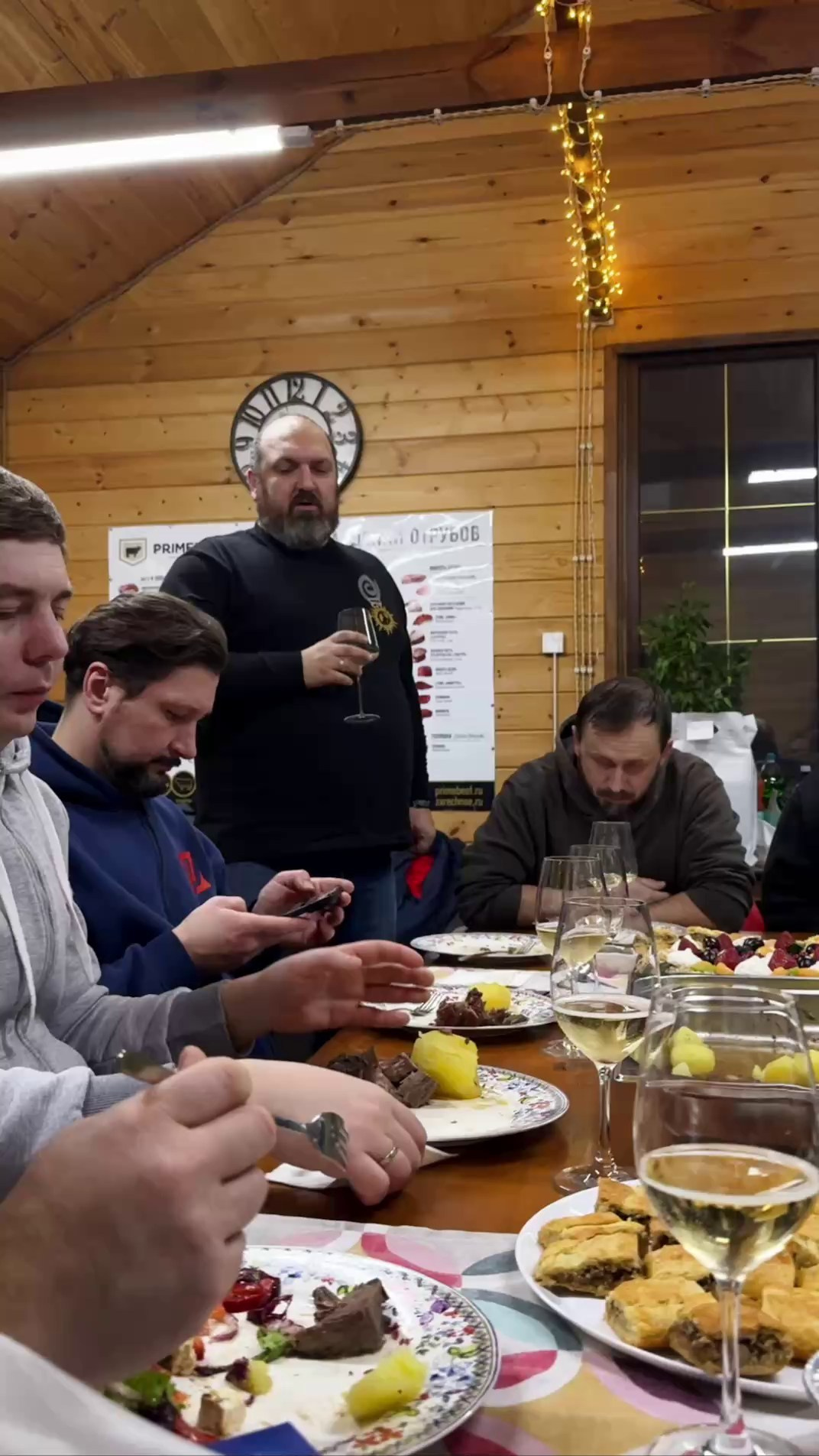 New Year’s Eve service and congratulations to the team at the Zozulinsky&Potseluev workshop. Another person Pavel Potseluev. A photographer in 2026