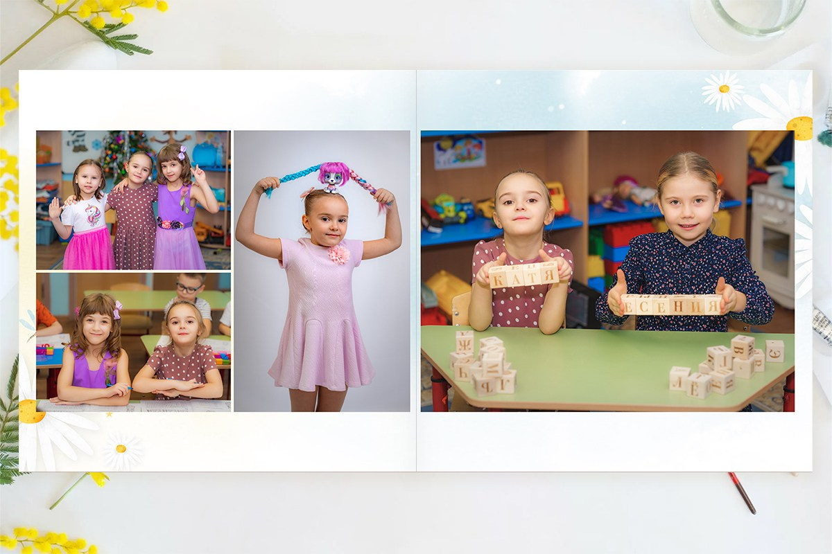 Дизайн выпускного альбома в детском саду