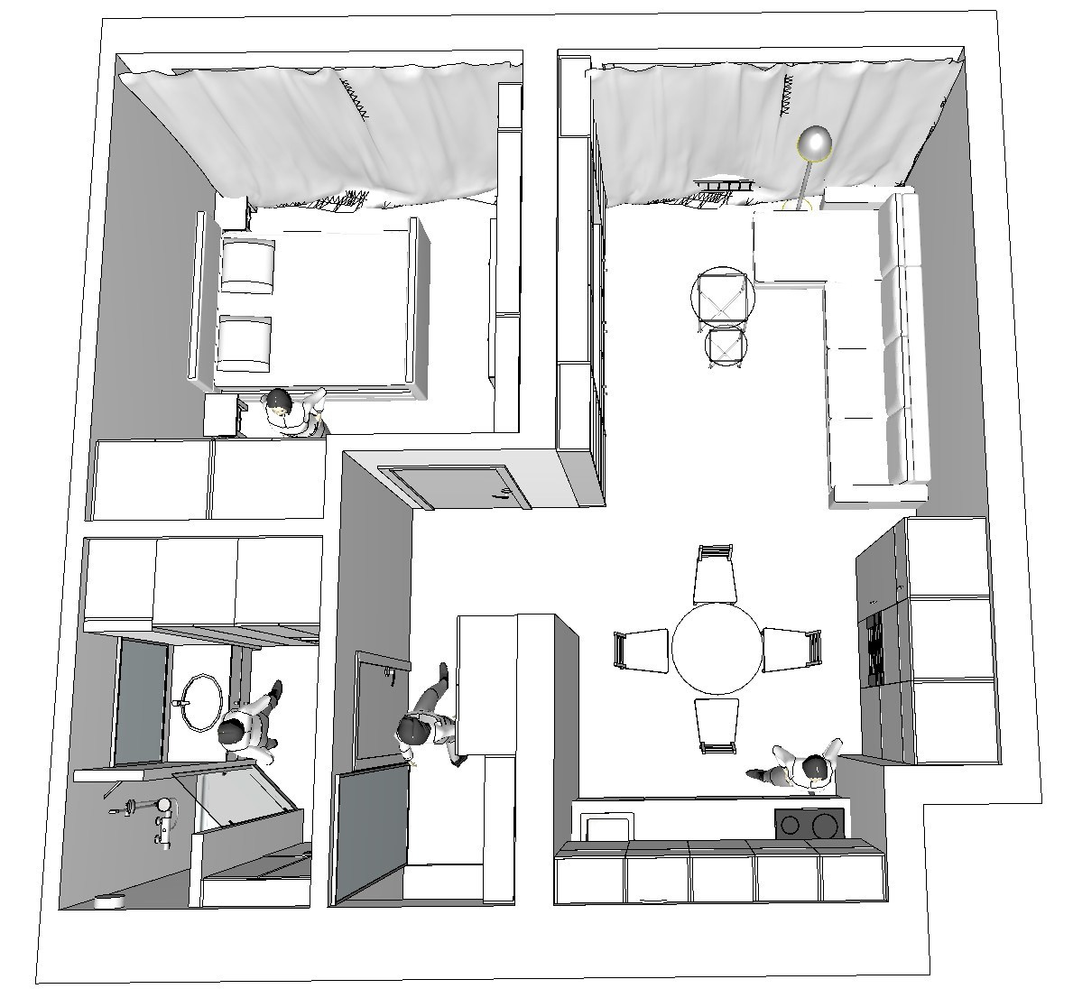 Обмерные планы. Визуализатор интерьера