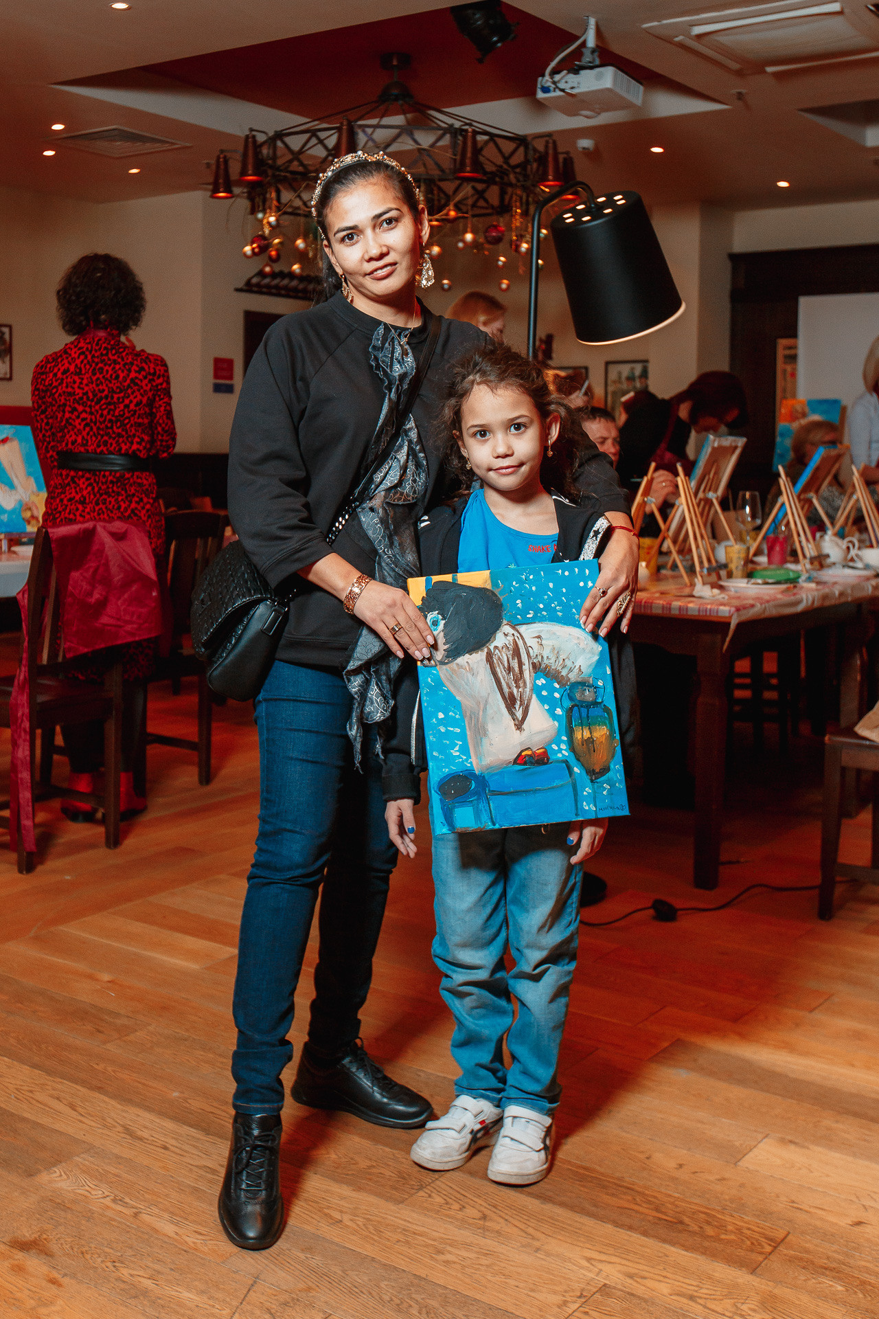 Фотоотчет с арт вечеринки проекта «Краски и Вино»