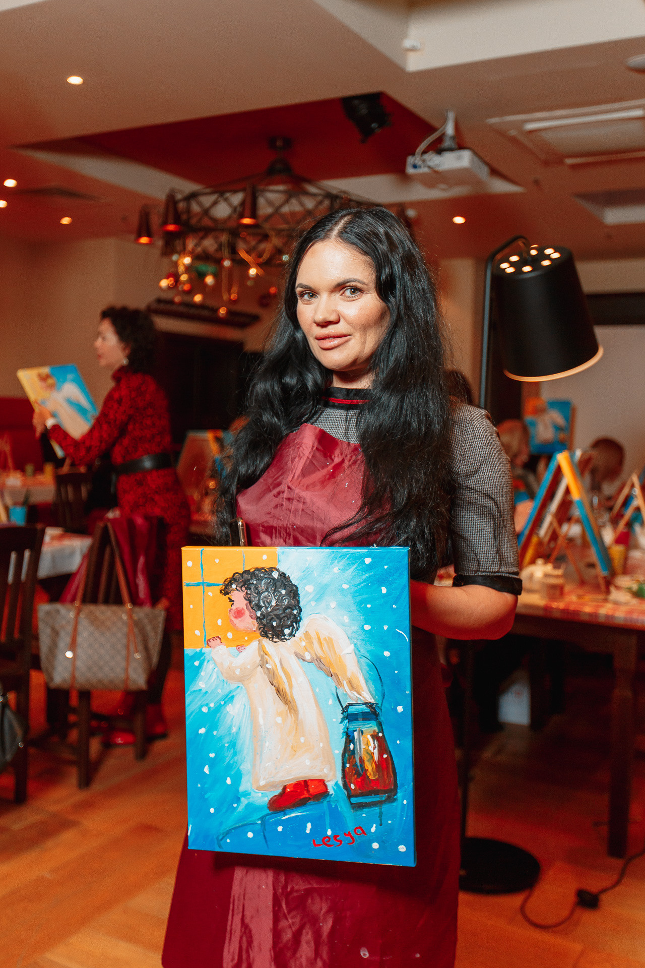 Фотоотчет с арт вечеринки проекта «Краски и Вино»