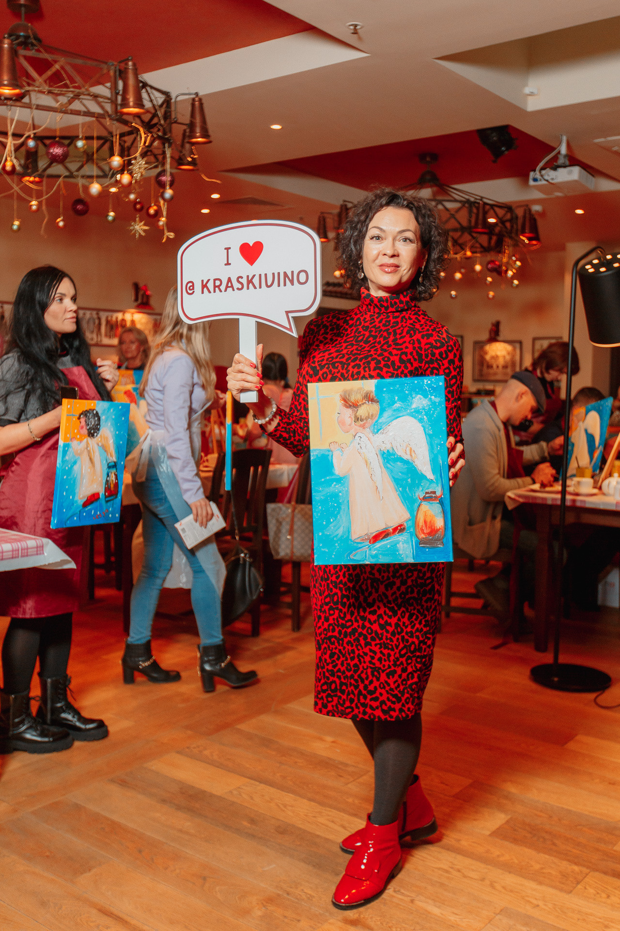 Фотоотчет с арт вечеринки проекта «Краски и Вино»