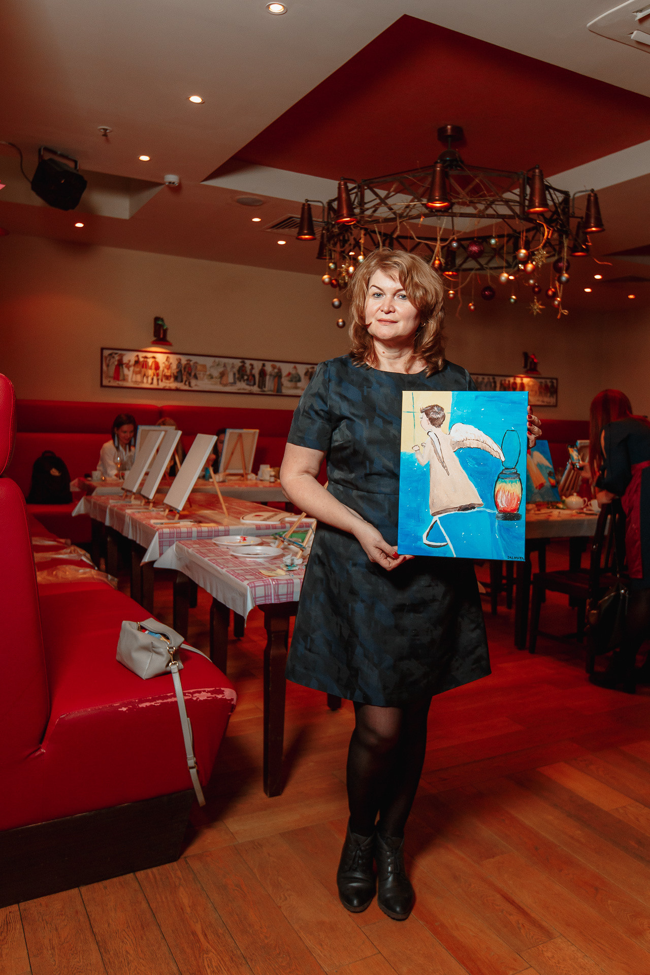 Фотоотчет с арт вечеринки проекта «Краски и Вино»