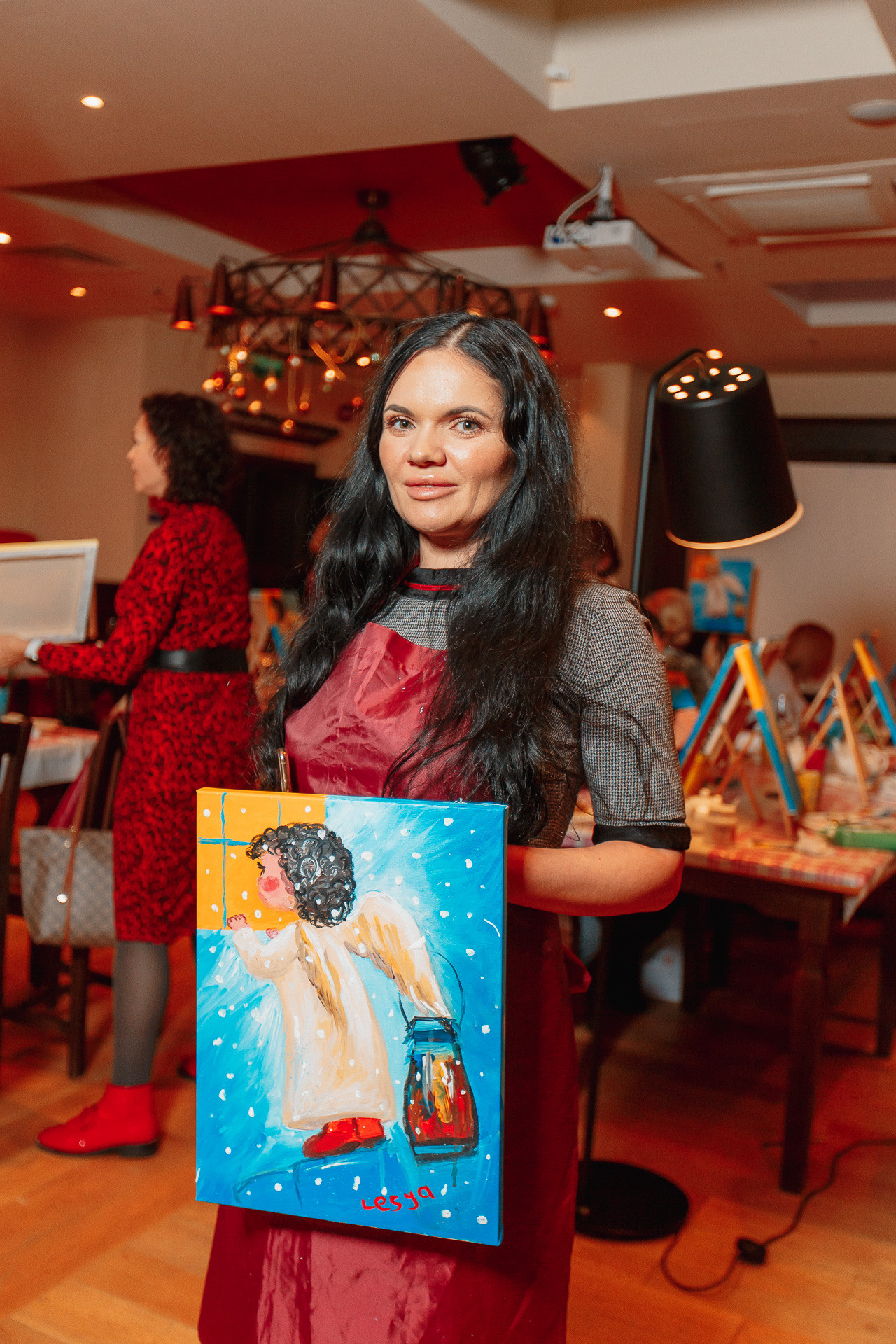 Фотоотчет с арт вечеринки проекта «Краски и Вино»