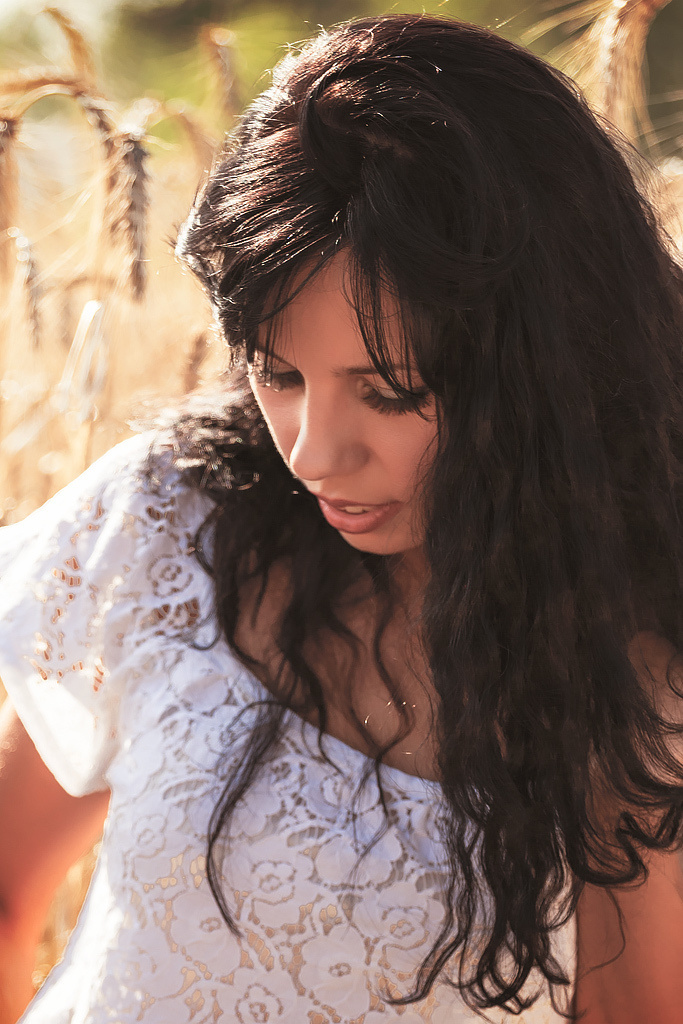 Фотосессия в пшеничном поле. Фотограф Андрей Лёвкин