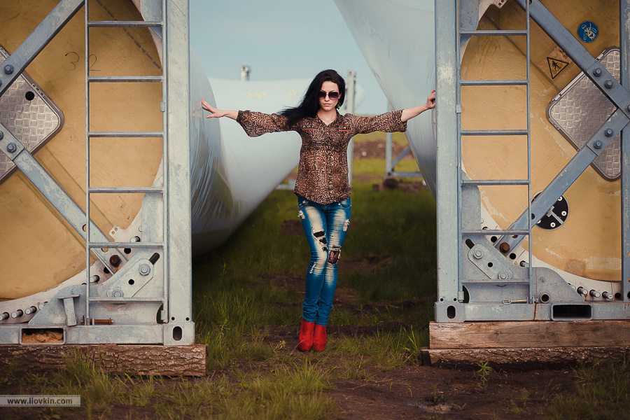 Фотосессия в Алчевске на ветряках. Фотограф Андрей Лёвкин