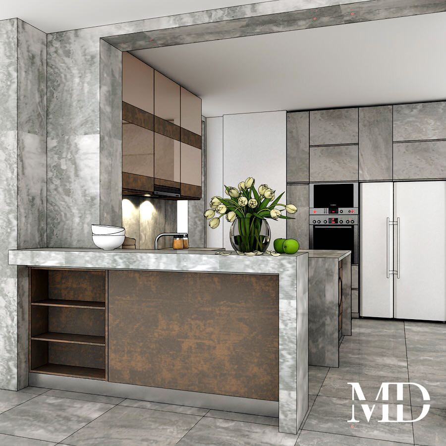 Объект на Петергофском шоссе. Дизайнер интерьеров в Спб Григорьева Майя