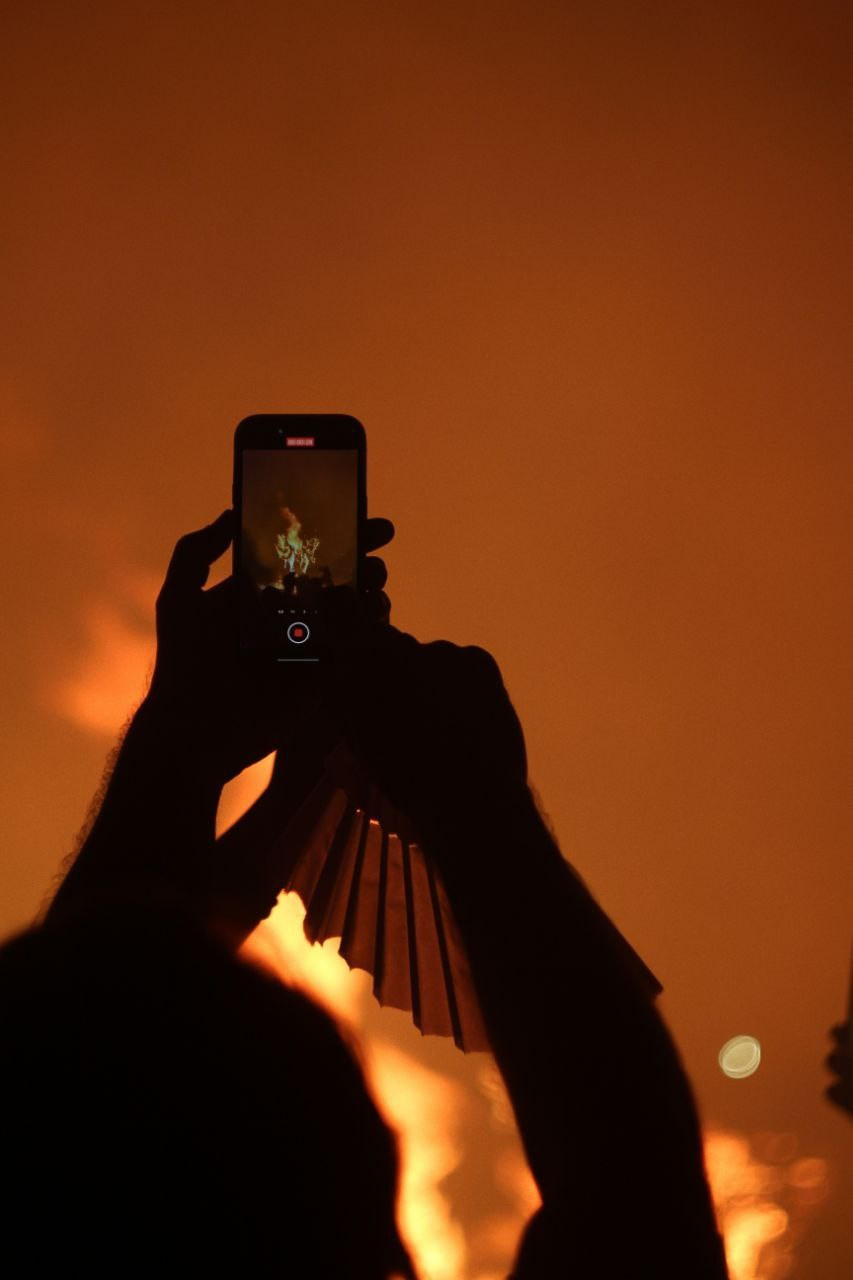 BALI BURNING MAN. LAMPU FESTIVAL