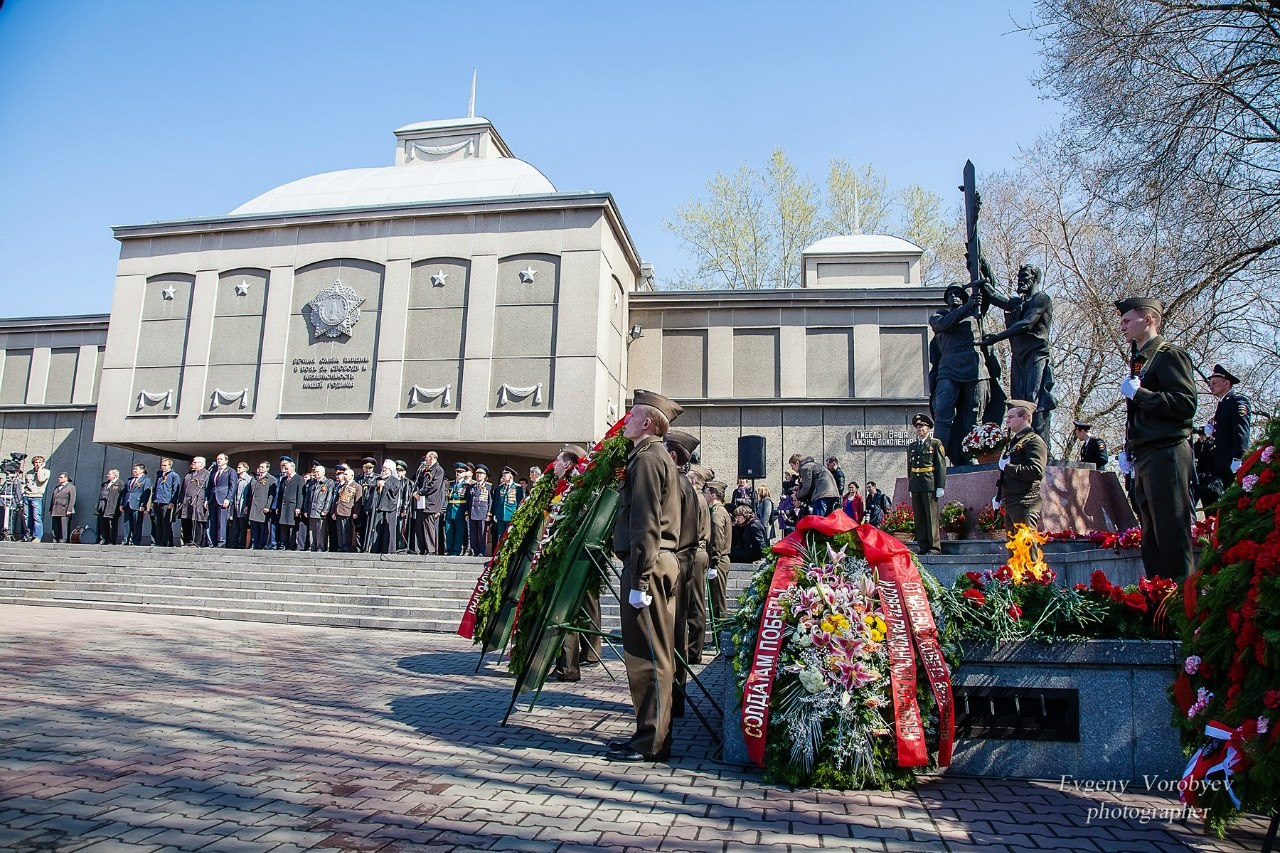 Празднование Дня победы 9 мая в Красноярске