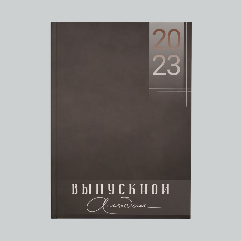 № 831&nbsp;Выпускной альбом 9-11 класс «Шоколадный», medlori fotobook, Липецк, обложка