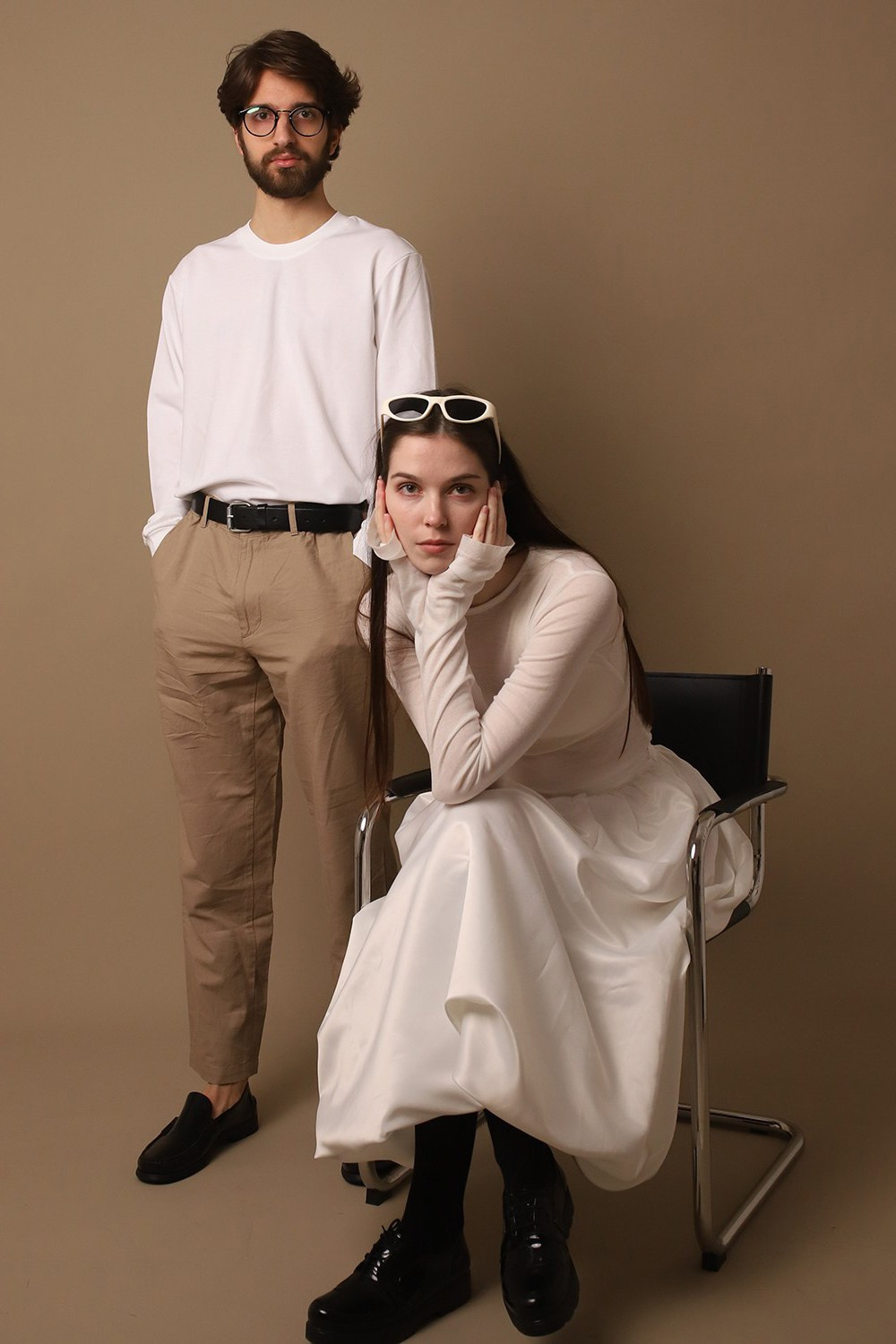 Фон «Волжский песочек». Self-portrait studio in Samara