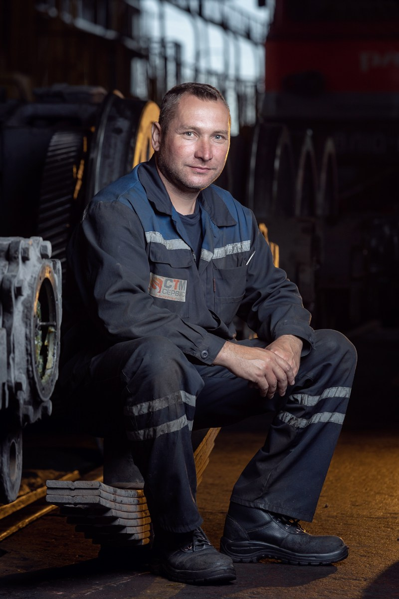 Ярославское локомотивное депо. Портретные фотографы в Москве — Анна и Алексей Бородины