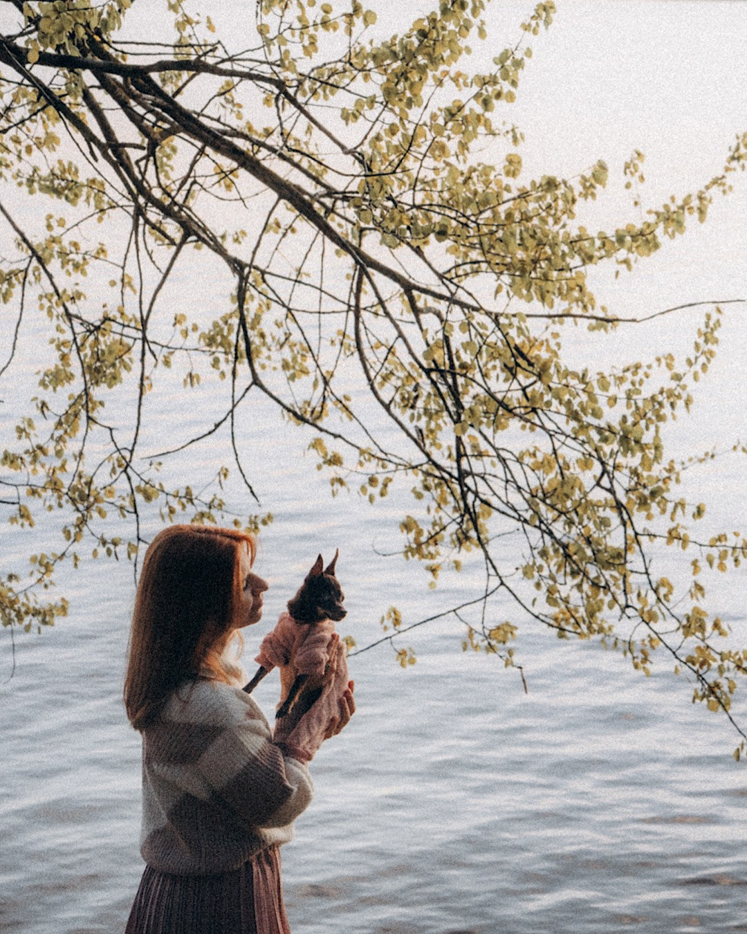 Марина и Мышка. Фотограф анималист в Москве и Санкт-Петербурге Свиридова Анна