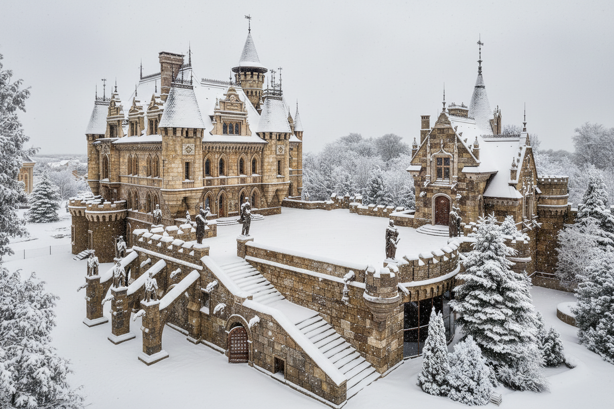 Новогодняя фотосессия в Замке Гарибальди. Фотограф Батурин Денис — Фотосессия в Замке Гарибальди