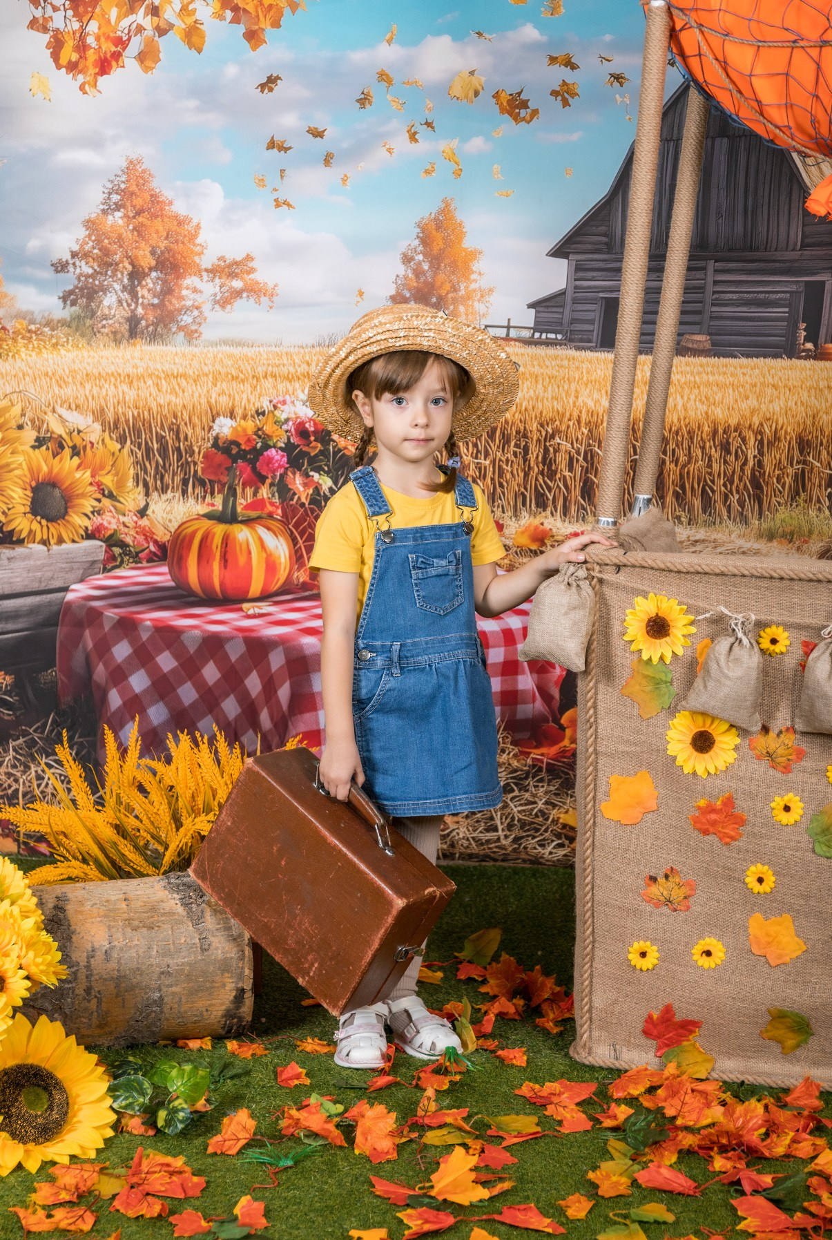 Осень, на воздушном шаре. Школьный-дошкольный фотограф в Уфе и Башкирии Вильданов Руслан