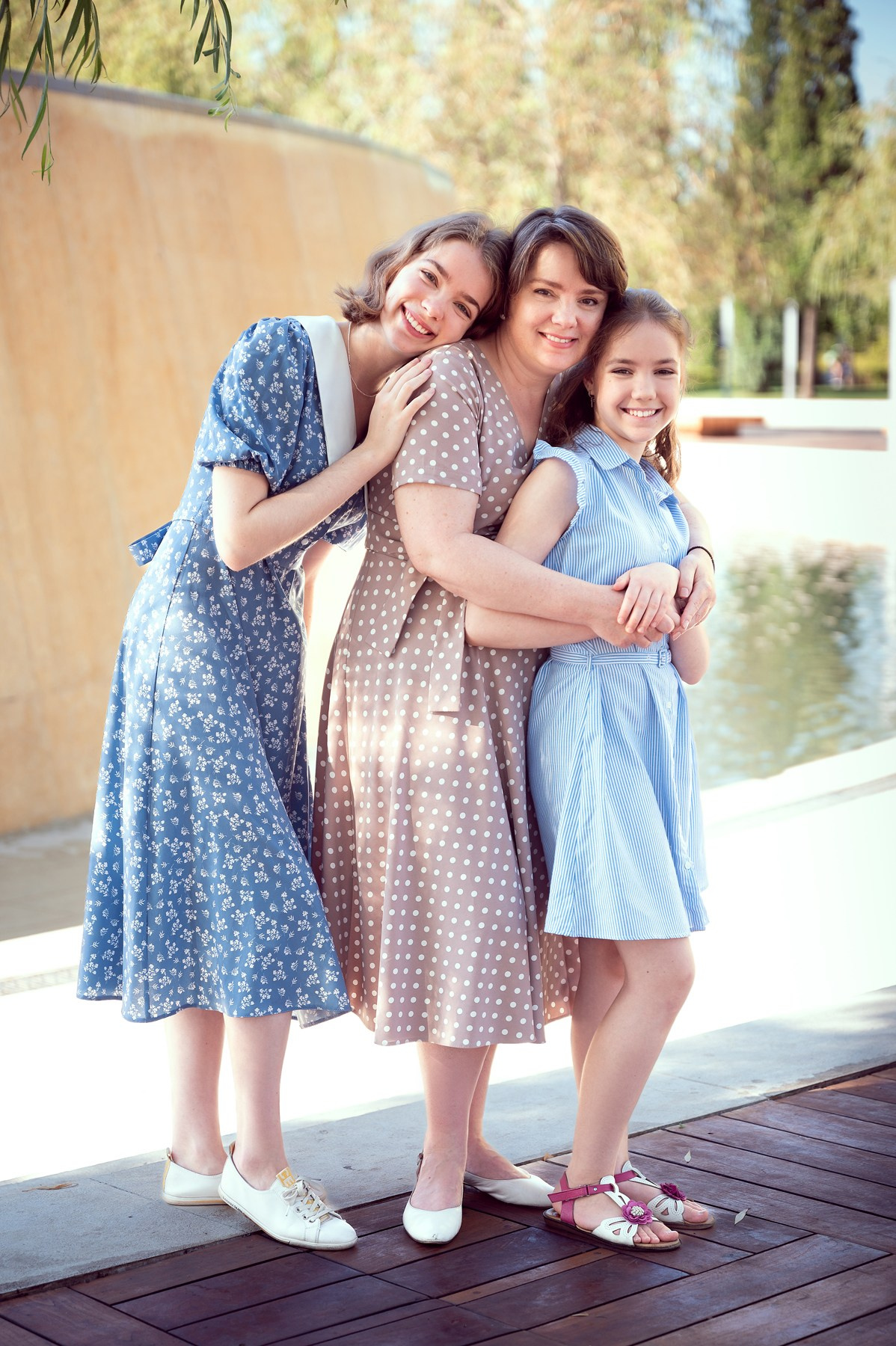 Семейная фотосессия в Краснодаре - прогулка в парке Галицкого