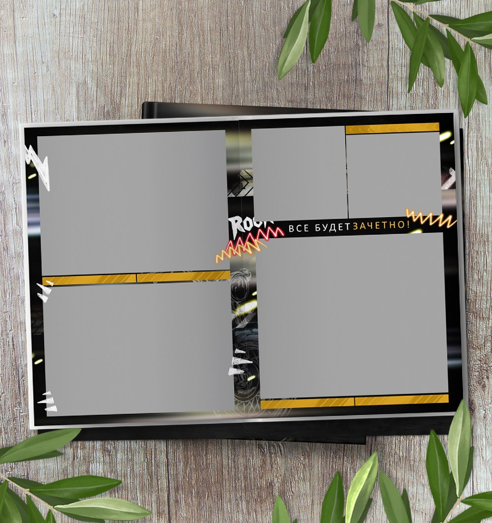 Макет фотокниги «На байке». Medlori fotobook Выпускные альбомы в Липецке Лариса Медведева