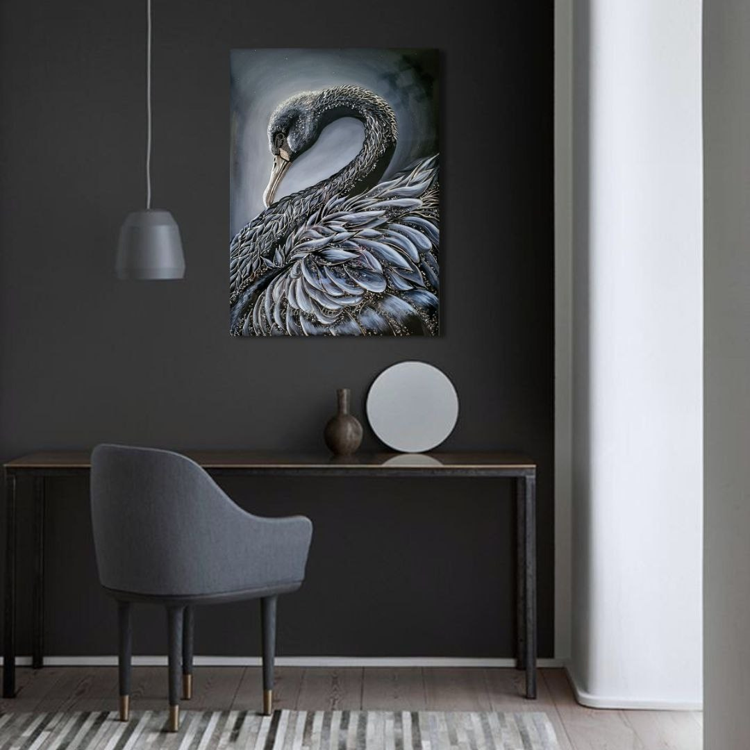 Черный лебедь. Художник