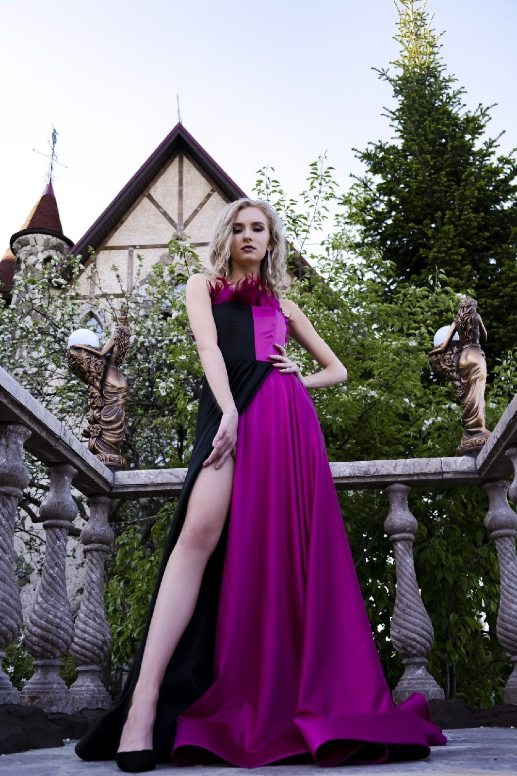 Purple&black. Невеста