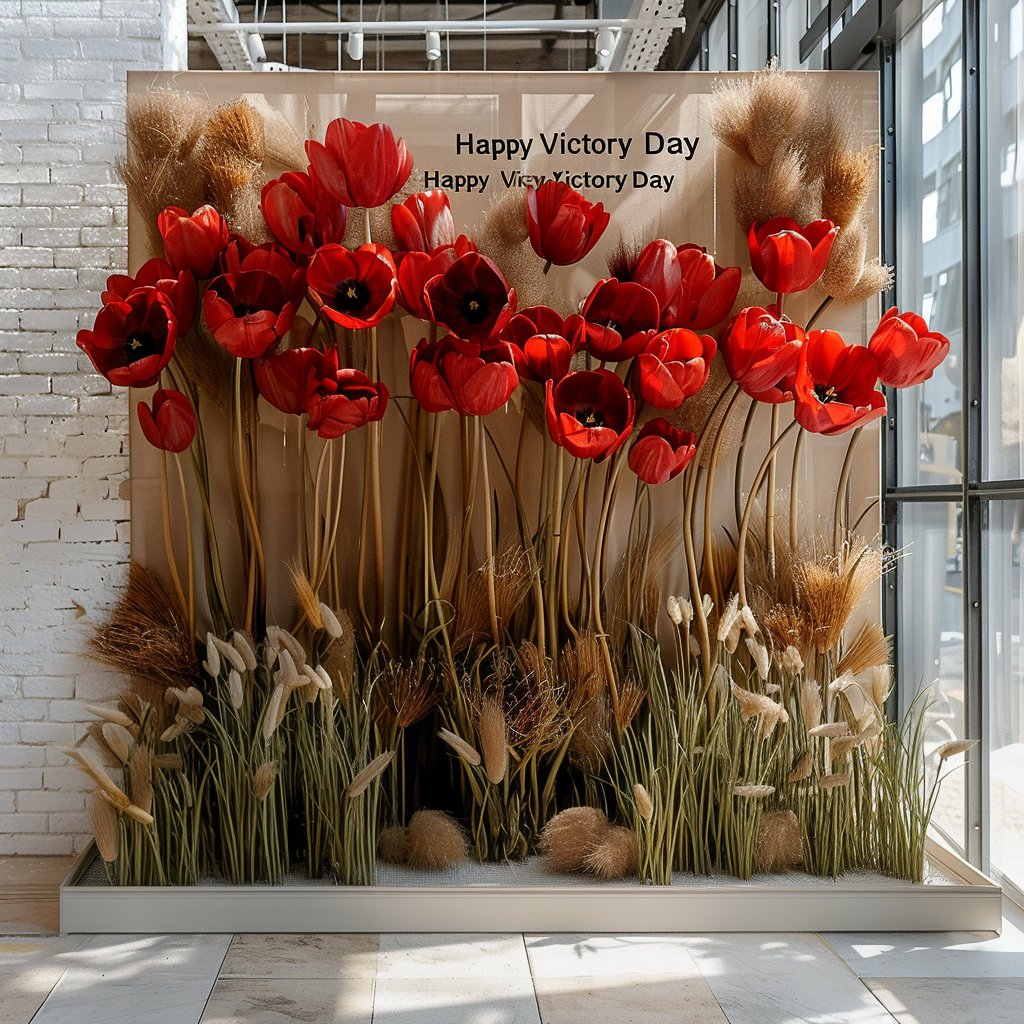 Разработка эскизов декора для тендера для праздника 9 мая. Главная