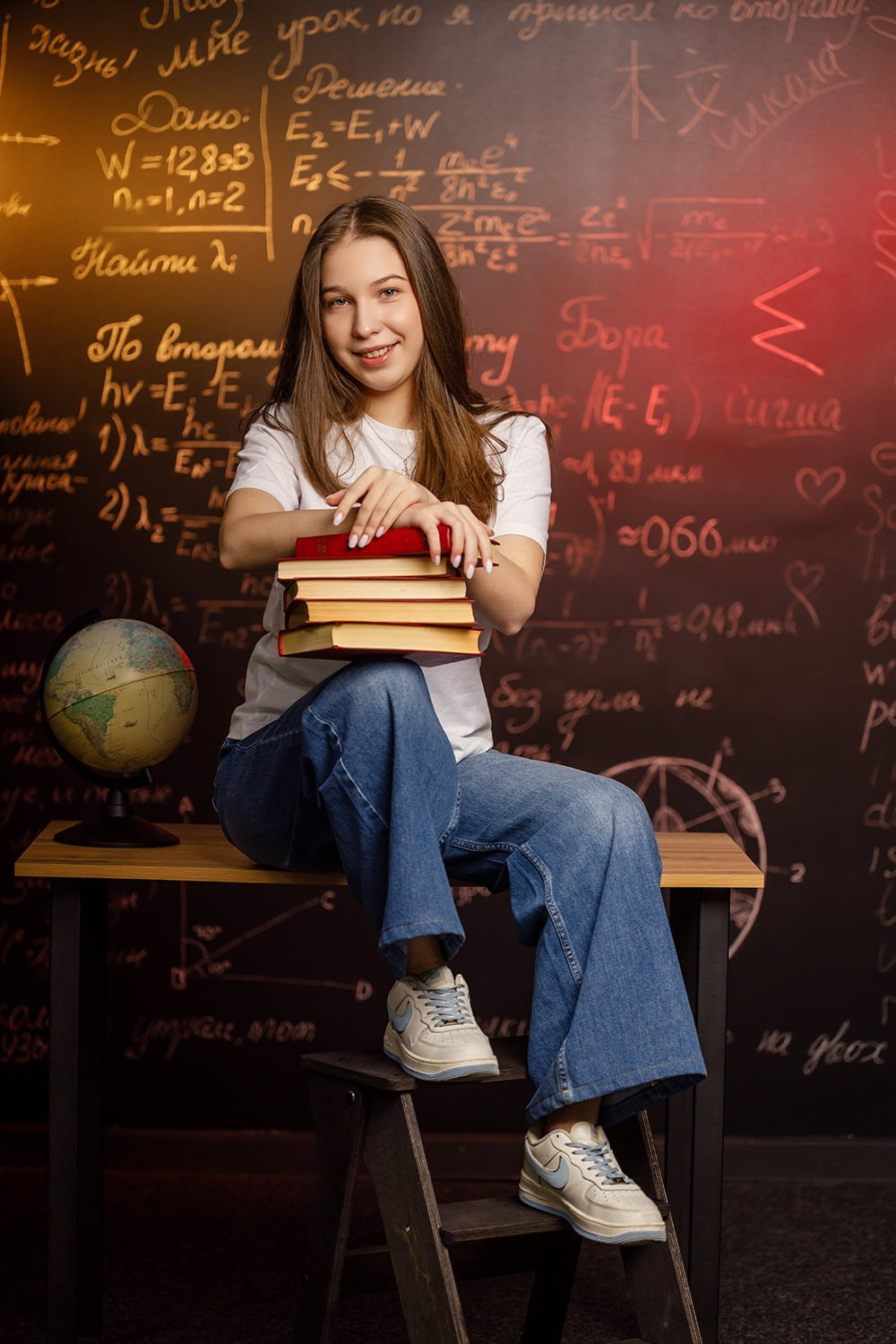 Студийная съёмка для учеников 11а класса 141 школы. СИГМА | Студия выпускных альбомов Красноярск