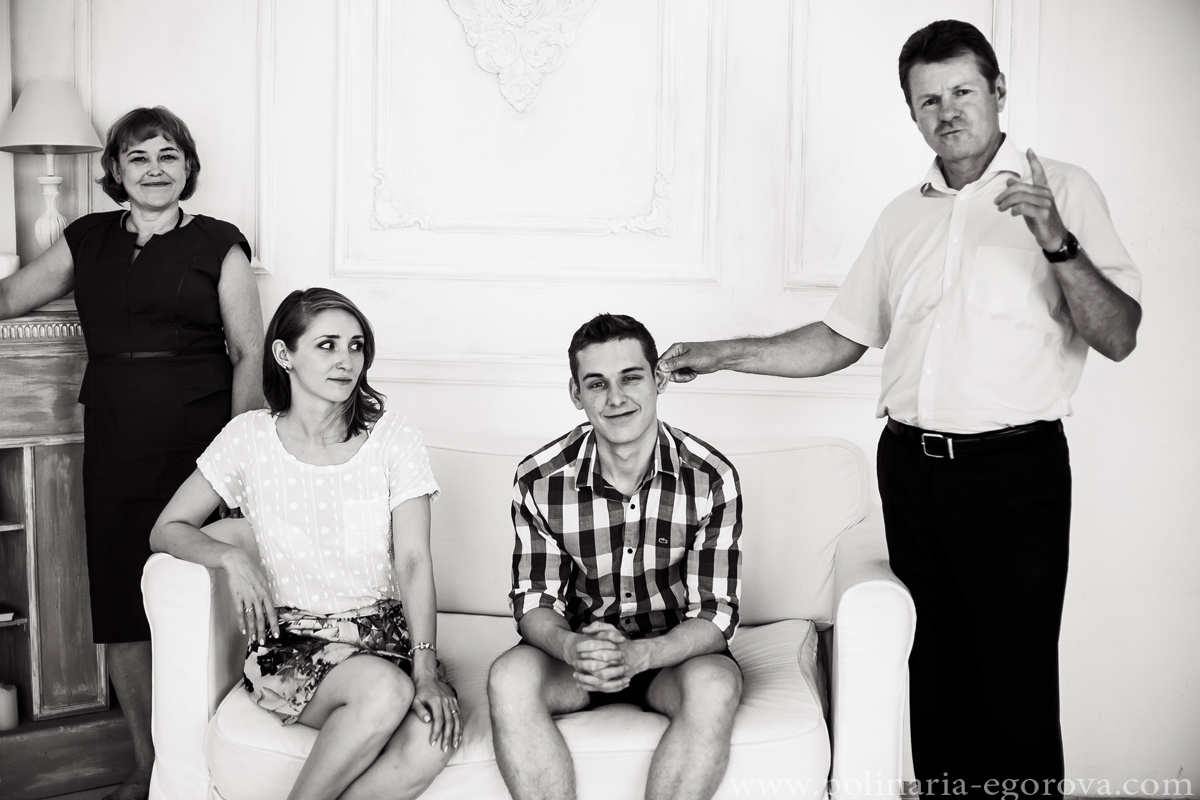 Яна дома. С семьей. Фотограф Полина Егорова город Тюмень