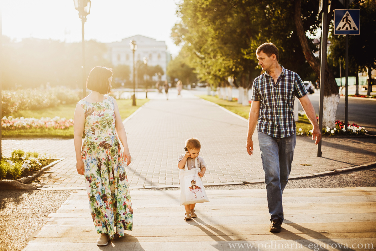 Гриша и родители. Фотограф Полина Егорова город Тюмень