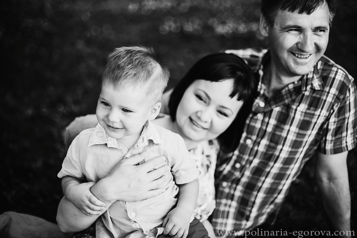 Гриша и родители. Фотограф Полина Егорова город Тюмень