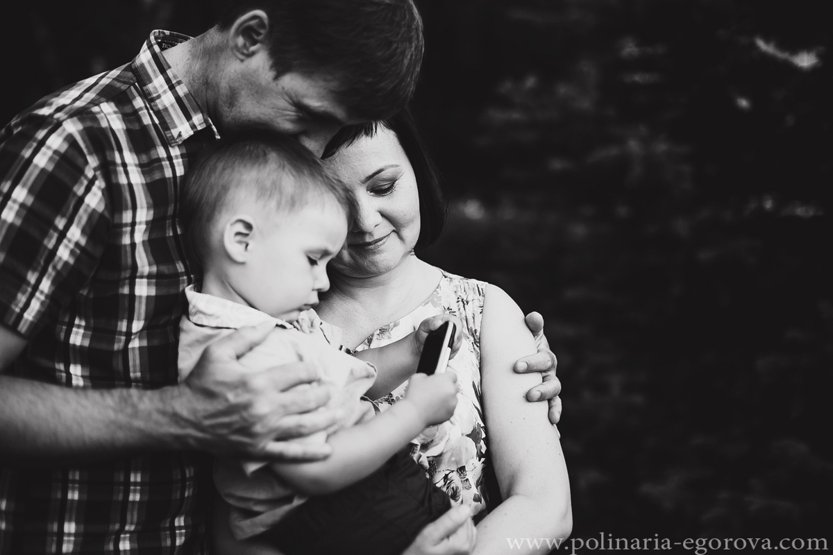 Гриша и родители. Фотограф Полина Егорова город Тюмень