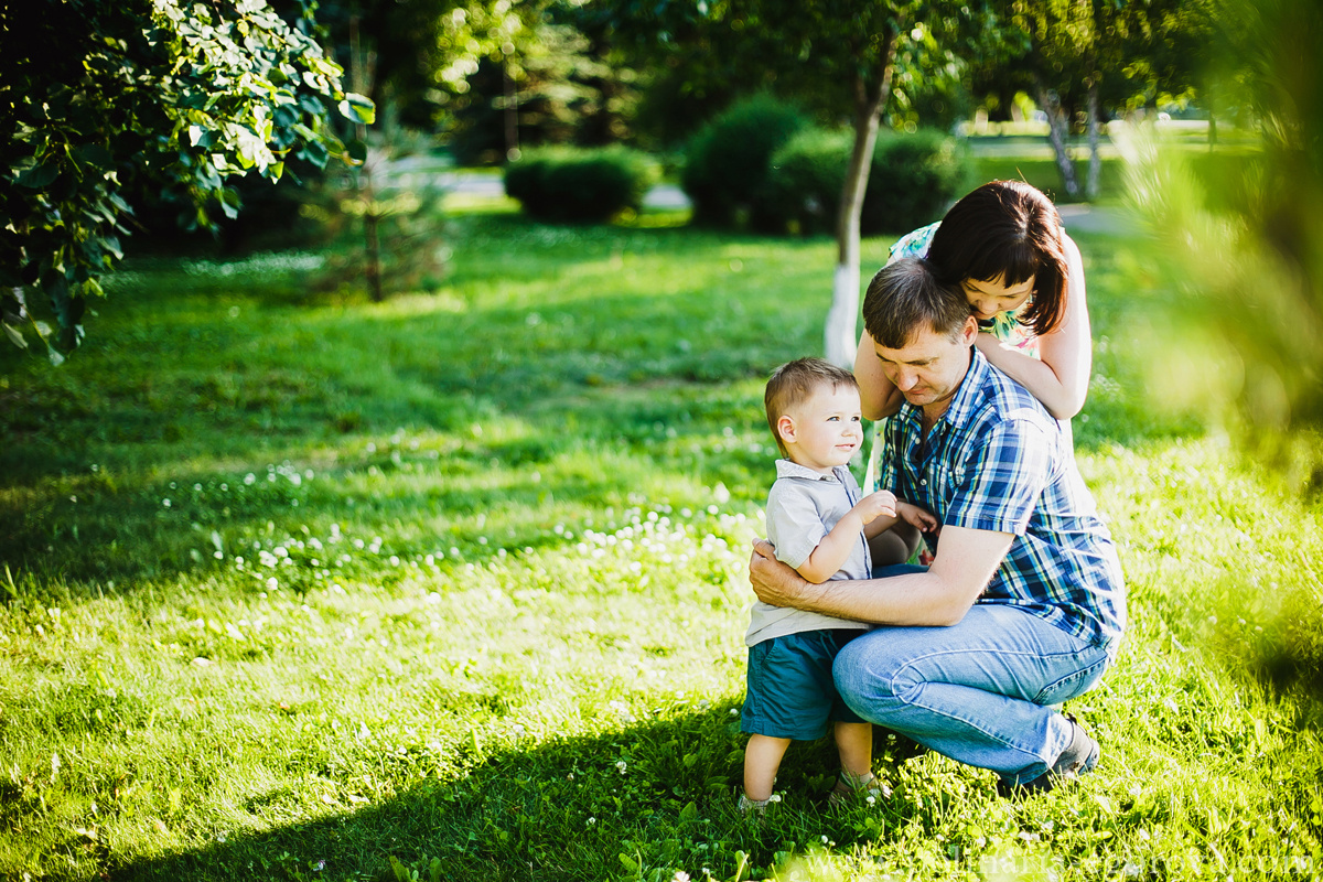 Гриша и родители. Фотограф Полина Егорова город Тюмень