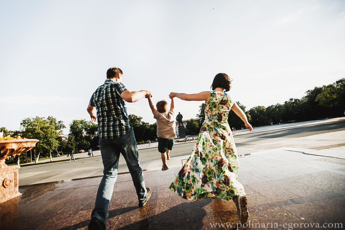 Гриша и родители. Фотограф Полина Егорова город Тюмень