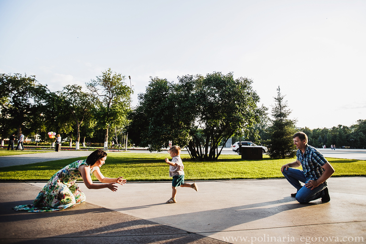 Гриша и родители. Фотограф Полина Егорова город Тюмень