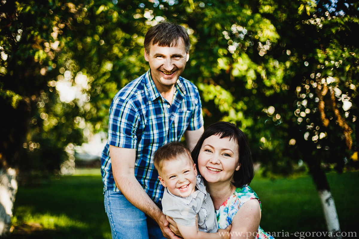 Гриша и родители. Фотограф Полина Егорова город Тюмень