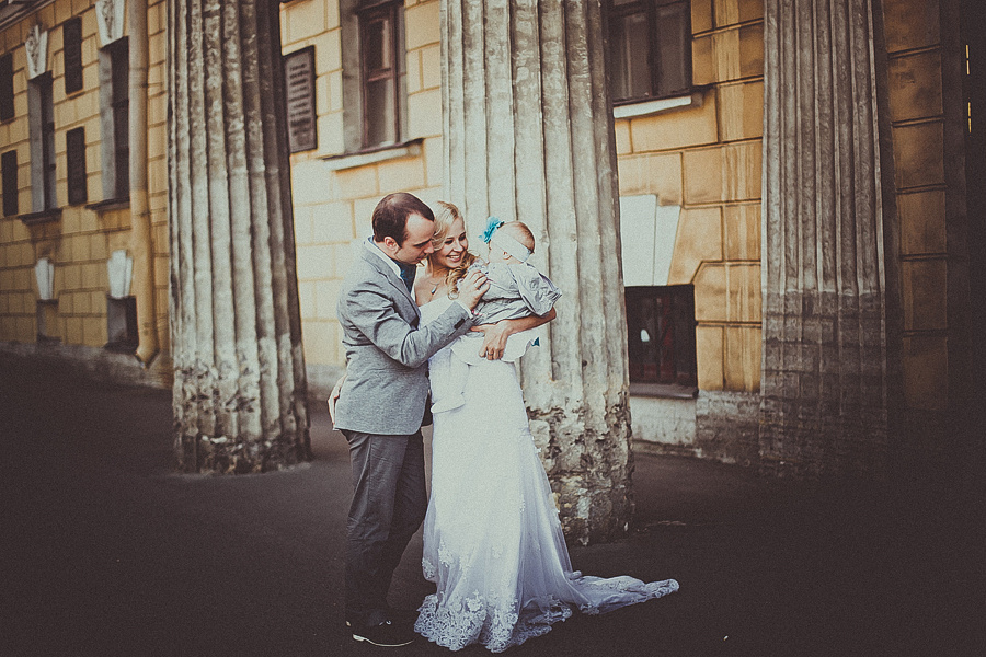 Клим и Надежда, дочь Мия, г. Cанкт-Петербург. Фотограф Полина Егорова город Тюмень