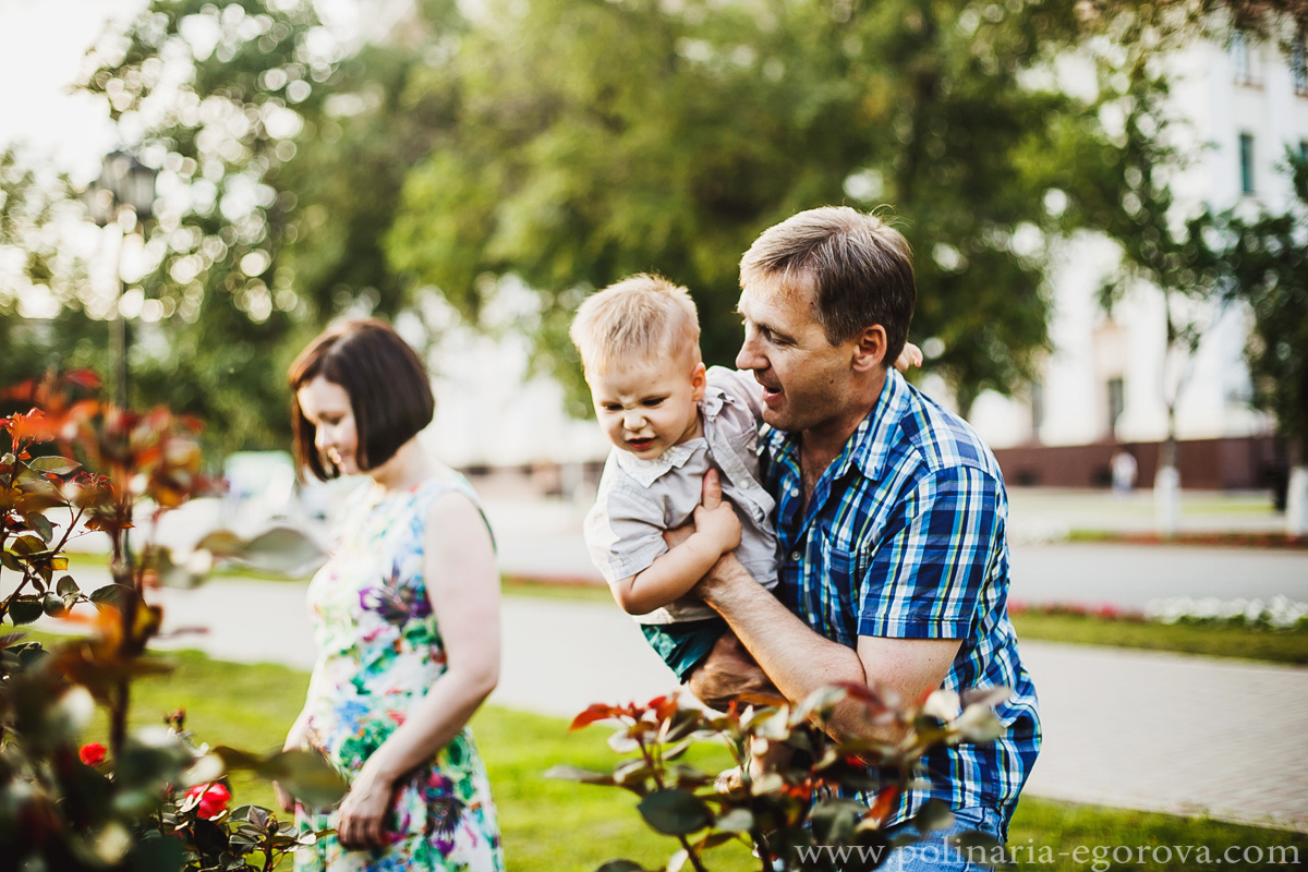 Гриша и родители. Фотограф Полина Егорова город Тюмень