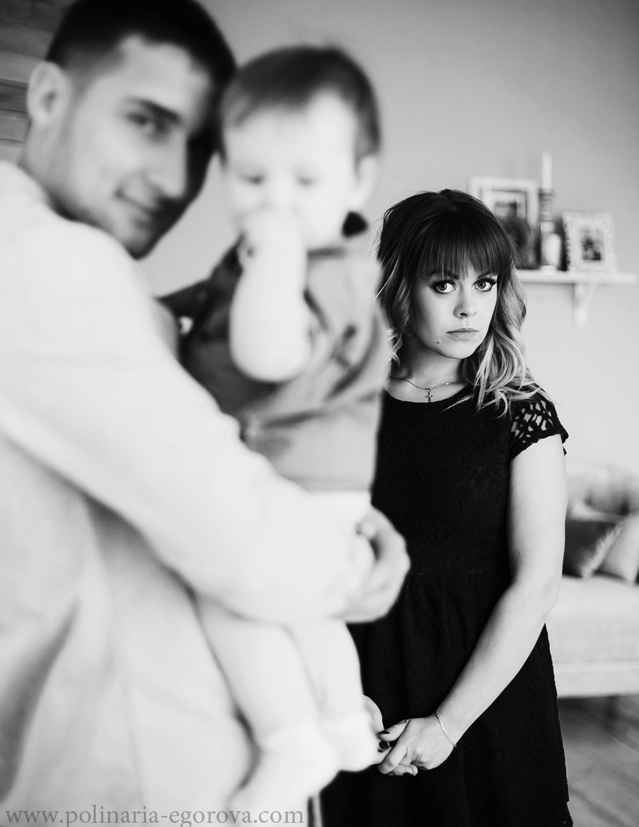Алиса и родители. Фотограф Полина Егорова город Тюмень