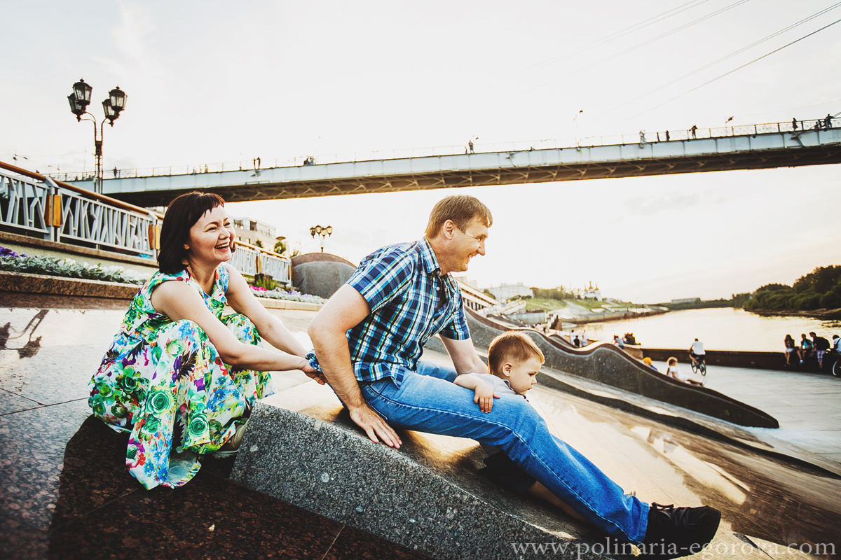 Гриша и родители. Фотограф Полина Егорова город Тюмень
