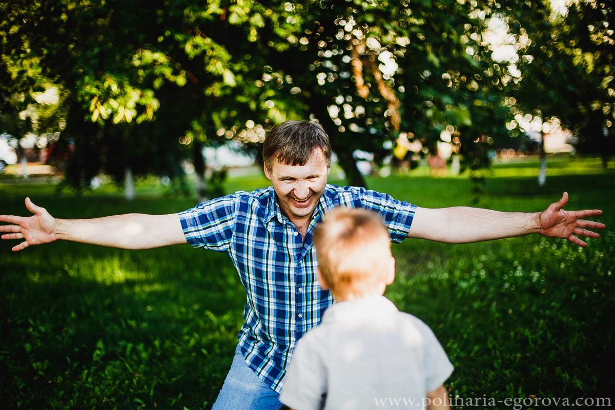 Гриша и родители. Фотограф Полина Егорова город Тюмень