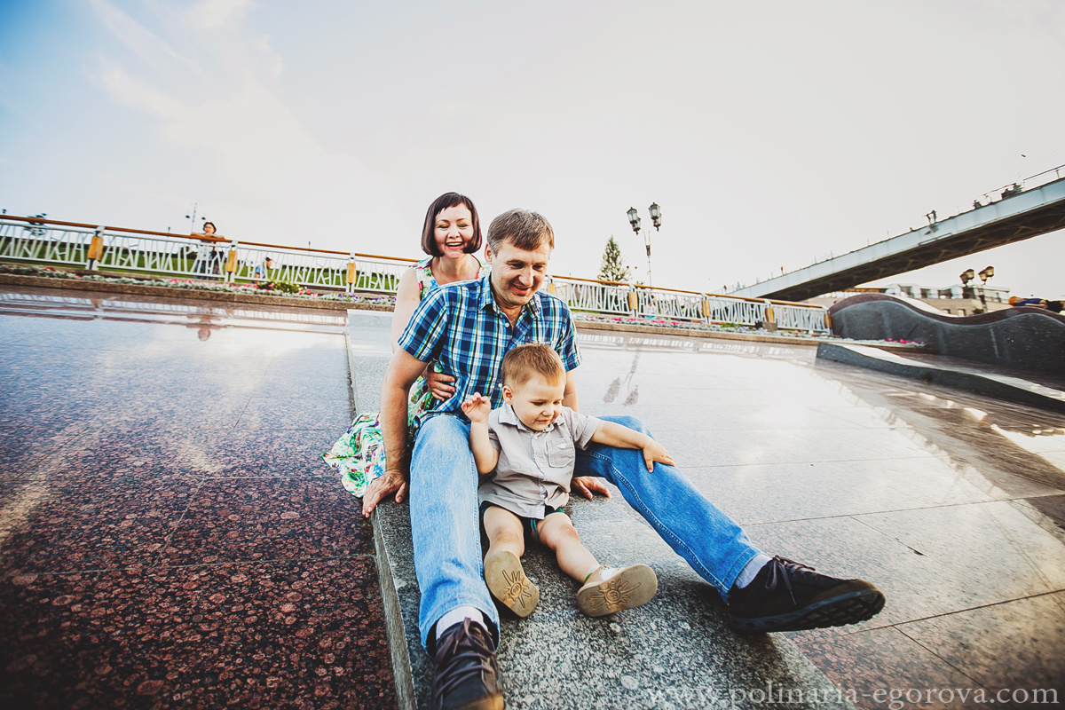 Гриша и родители. Фотограф Полина Егорова город Тюмень