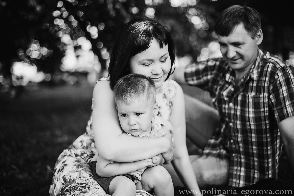 Гриша и родители. Фотограф Полина Егорова город Тюмень