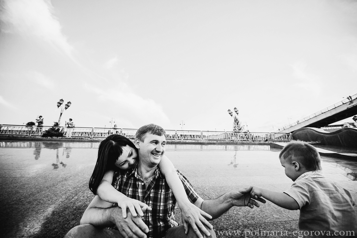 Гриша и родители. Фотограф Полина Егорова город Тюмень