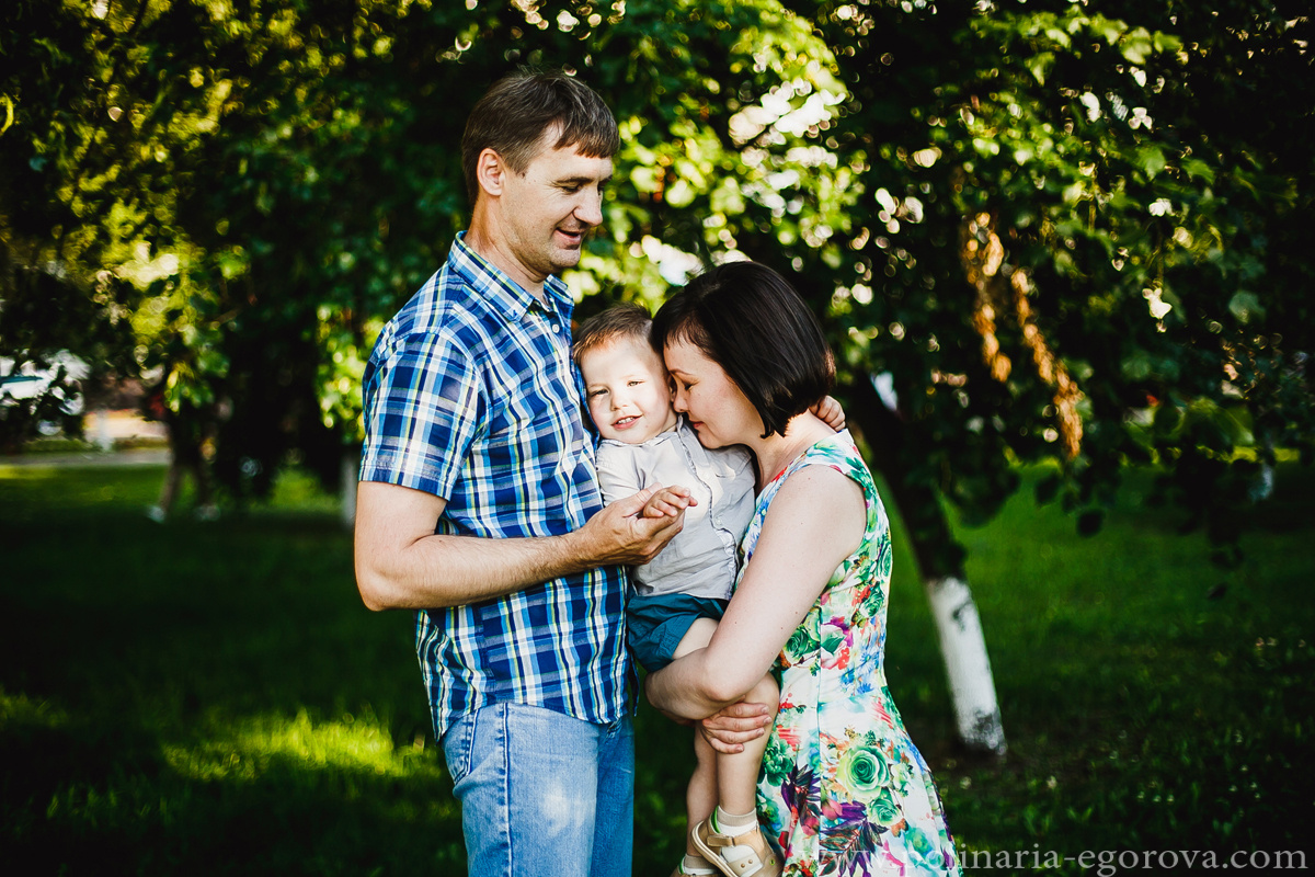 Гриша и родители. Фотограф Полина Егорова город Тюмень