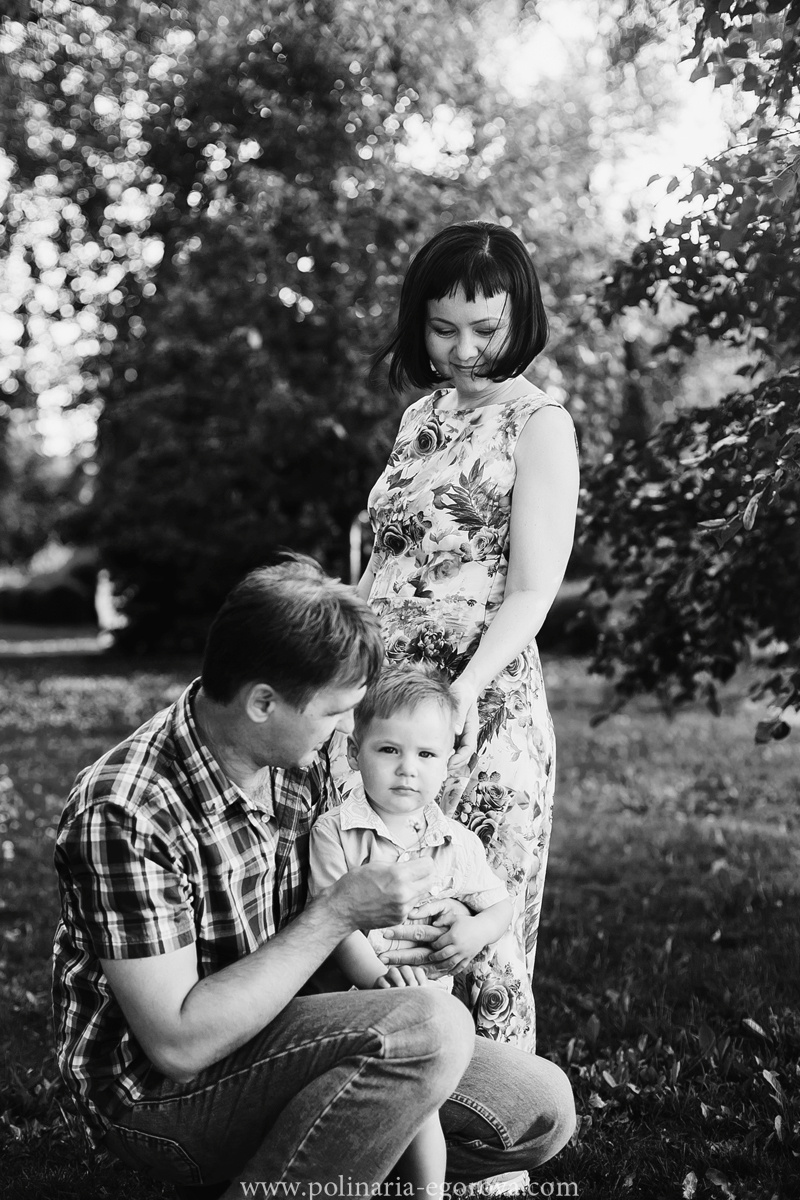 Гриша и родители. Фотограф Полина Егорова город Тюмень