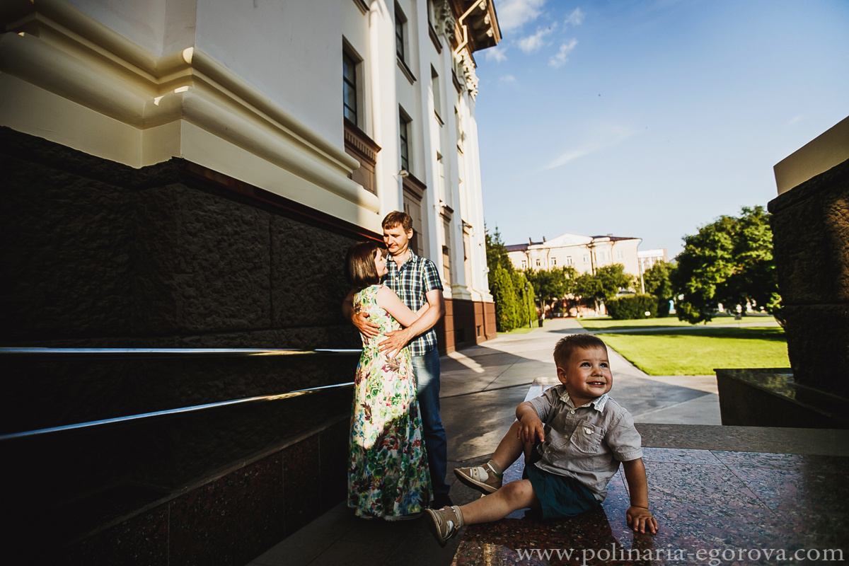 Гриша и родители. Фотограф Полина Егорова город Тюмень