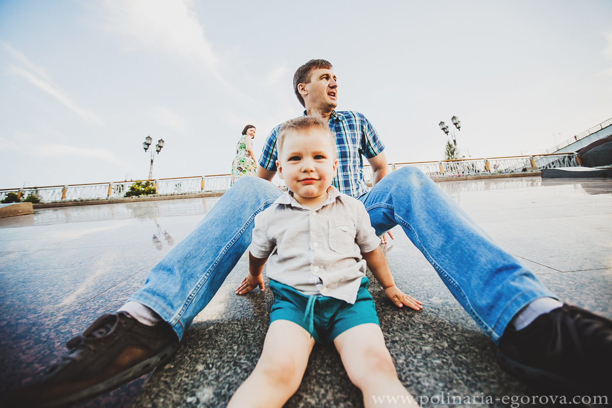 Гриша и родители. Фотограф Полина Егорова город Тюмень